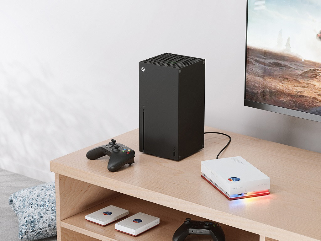 Seagate Game Drive dan Game Hub edisi Starfield.