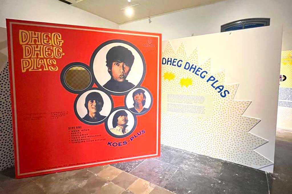 Pameran arsip “Dari Ngak-Ngik-Ngok ke Dheg Dheg Plas” (Foto: dok. Irama Nusantara)