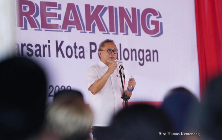 Resmikan Pembangunan Pasar Banjarsari, Mendag Sebut Pasar Rakyat Jantung Ekonomi