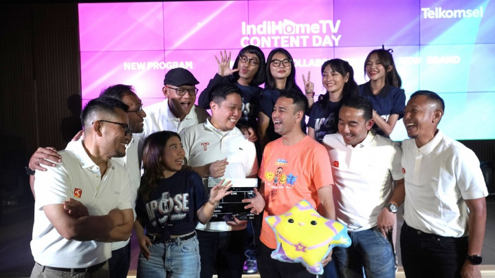 Jadi Satu, Telkomsel Perkenalkan IndiHome TV dan Kolaborasi Industri Kreatif Tanah Air
