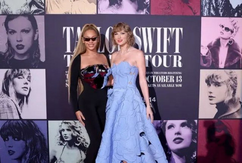 Kejutan! Beyonce Hadiri Premier Film Konser Taylor Swift The Eras Tour