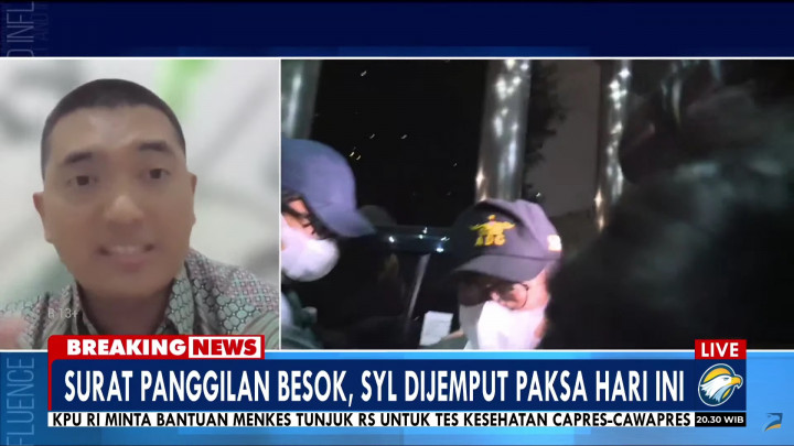 Eks Penyidik KPK Sebut Surat Jemput Paksa SYL Harusnya Bukan Diteken Firli Bahuri