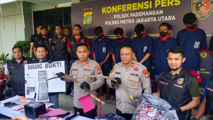 Polisi Tangkap Pelaku Tawuran di Pademangan