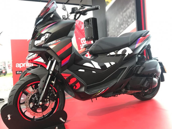Aprilia SR-GT 'Edisi MotoGP' Melantai di Sirkuit Mandalika, Segini Harganya