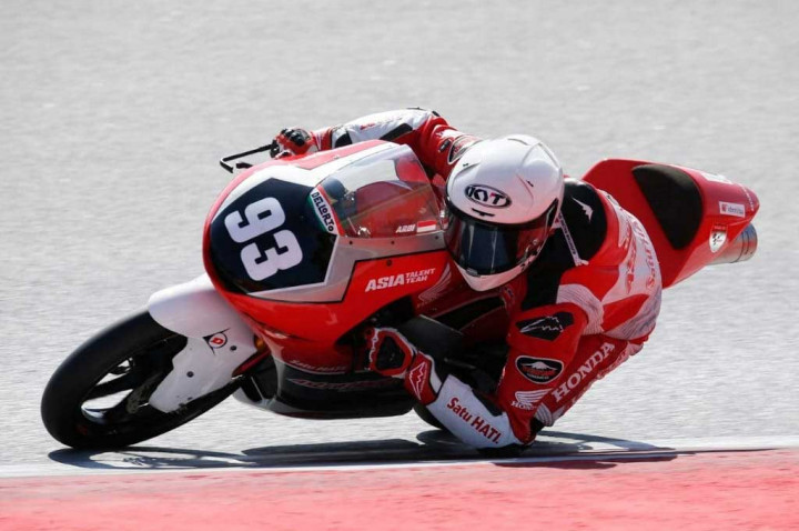 Debut Pembalap AHRT Fadillah Arbi di Moto3 GP Mandalika