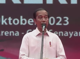 Tunda Umumkan Capres-Cawapres Projo, Jokowi: Orangnya tidak Ada di Sini