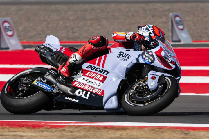 Diggia Berhasil Tahan Duo Ducati Pabrikan di Sprint Race MotoGP Mandalika 2023