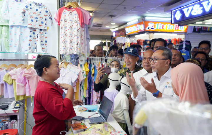 Mendag Zulkifli Hasan: Tanah Abang Mulai Ramai Lagi