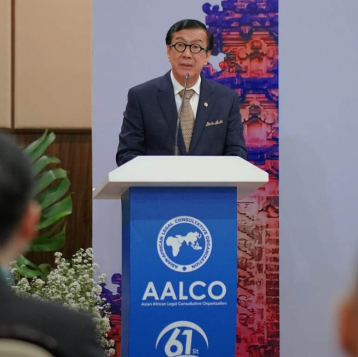 Resmi Dibuka Hari Ini, Yasonna Terpilih Jadi Presiden AALCO ke-61