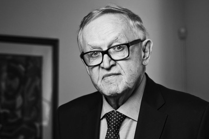 Martti Ahtisaari, foto: AFP/LEHTIKUVA/Roni Rekomaa  