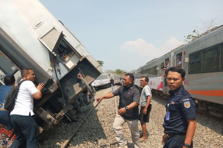 KA Argo Wilis Terlambat Tiba Imbas Kereta Anjlok di DIY