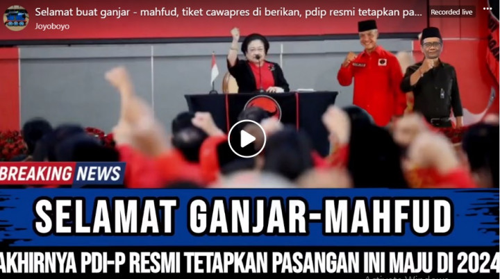 [Cek Fakta] Mahfud MD Jadi Cawapres Ganjar Pranowo? Ini Faktanya