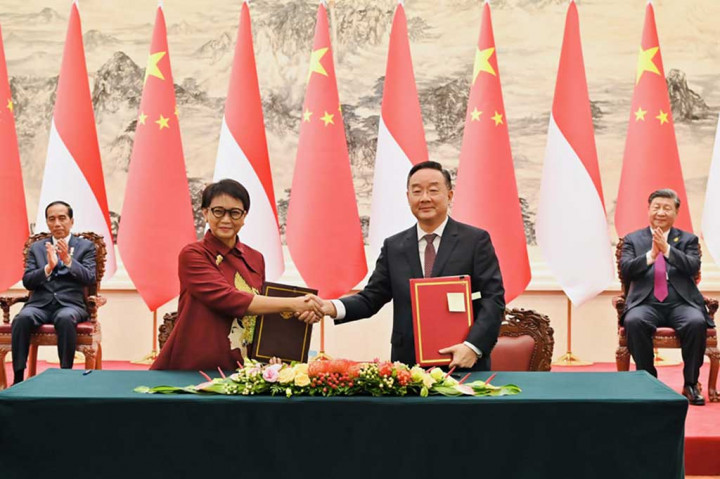Jokowi dan Xi Jinping Saksikan Penandatanganan Sejumlah Nota Kesepahaman