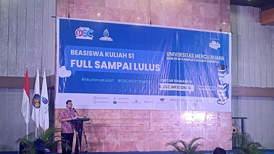 Penerima Beasiswa OSC di UMB Dapat Kerja Setelah 3 Bulan Lulus