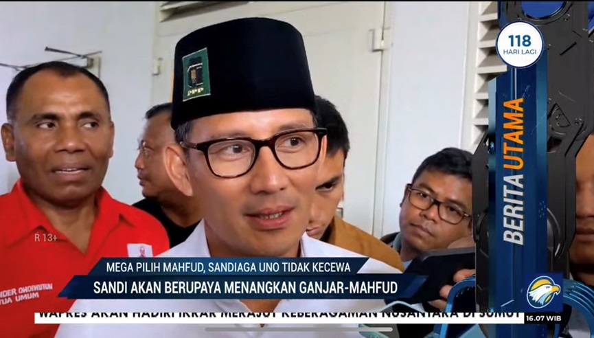 Sandiaga Tak Kecewa