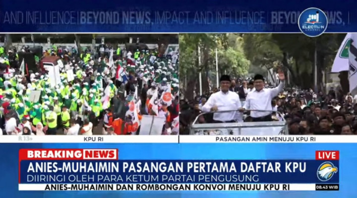 Relawan Pendukung Pasangan AMIN Datang dari Berbagai Daerah dengan Keikhlasan