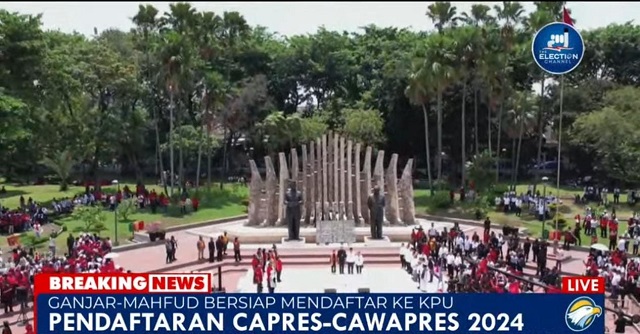 Sempat Bergeser dari Jadwal, Pendaftaran Ganjar-Mahfud Kelar