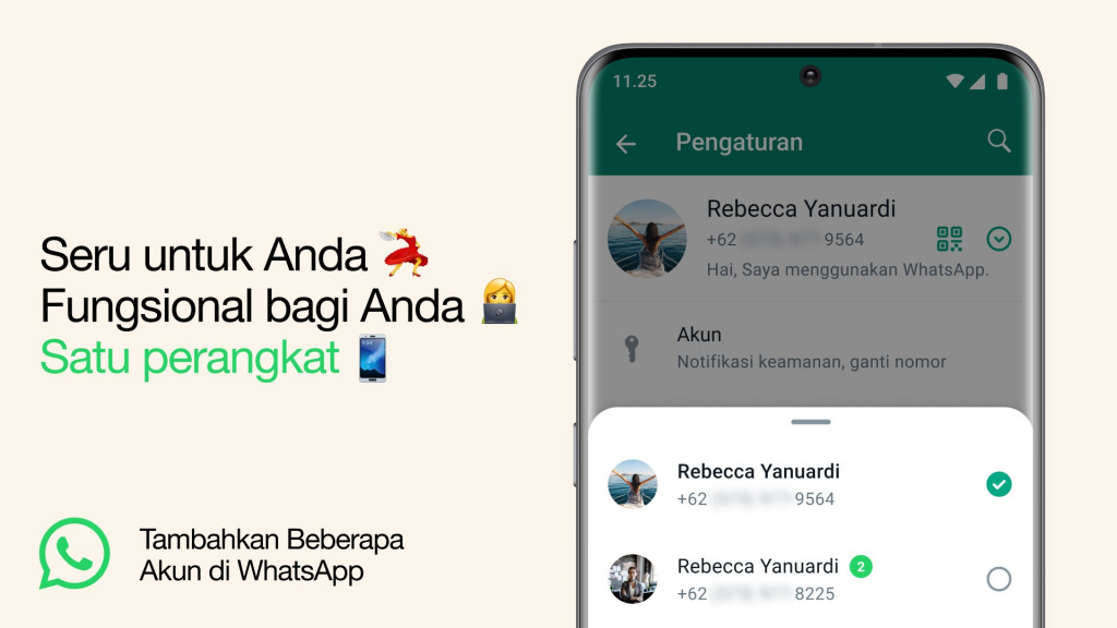 Soon WhatsApp will be able to have 2 accounts at once on 1 cell phone