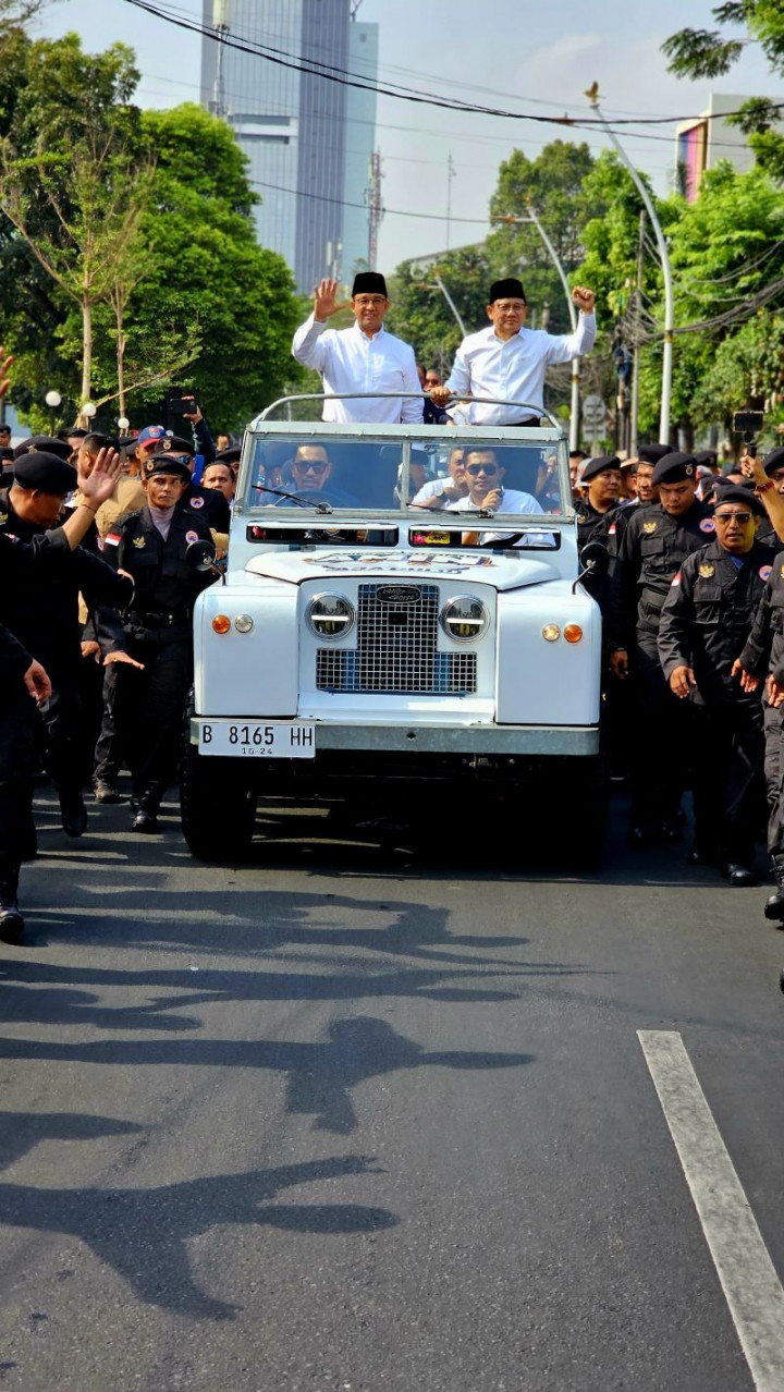Menyopiri Pasangan Amin ke KPU, Sahroni: Puncak Pencapaian Sebagai Sopir