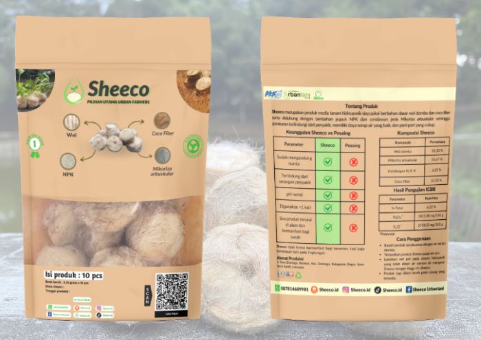 Sheeco: Media Tanam Hidroponik All in One Karya Mahasiswa IPB