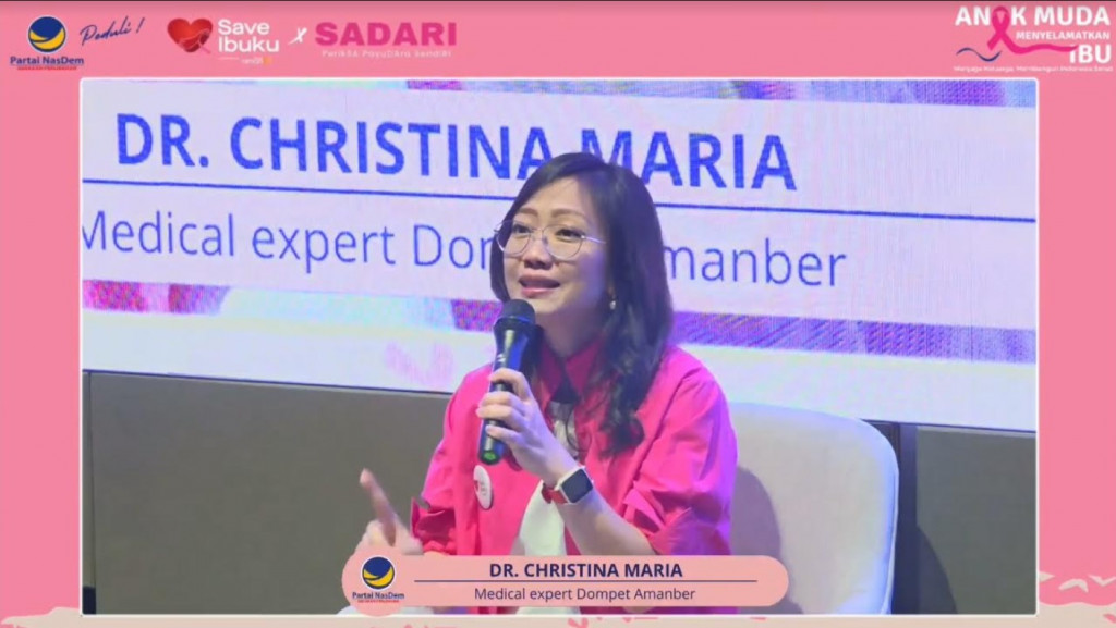 Ahli kesehatan dari Aman Health dr. Christina Maria. Dok. SS Aulia/Medcom