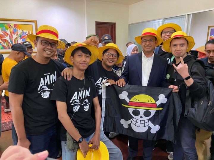 Pasangan AMIN Didukung Nakama Pecinta One Piece