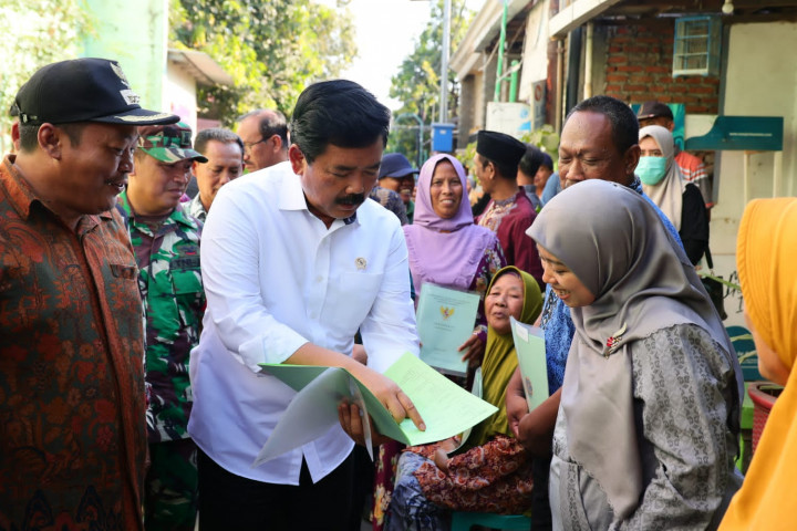 Menteri ATR/BPN: 82% Bidang Tanah di Sidoarjo Sudah Tersertifikasi