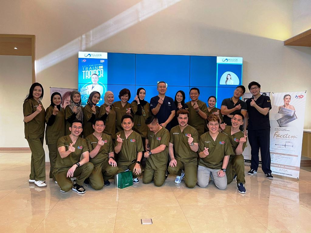 Sebanyak 16 KOL dokter dan Trainer dari berbagai daerah di Indonesia, dipilih oleh PT MDBeauty Aesthetic untuk mengikuti latihan ini. Dok. Ist
