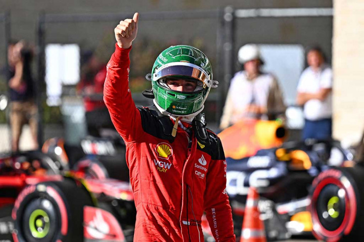 Charles Leclerc Rebut Pole Position Formula 1 AS