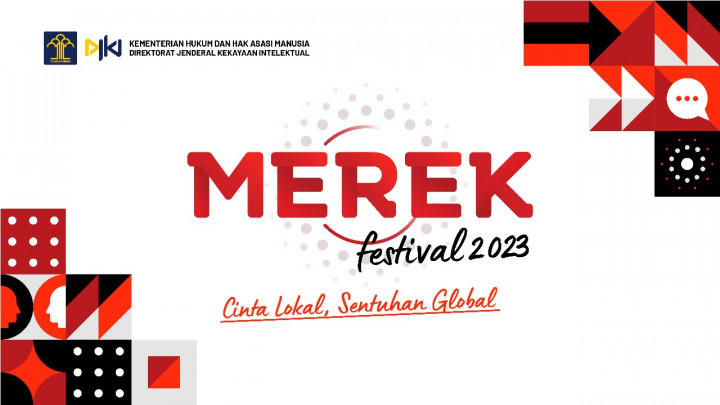 DJKI Gelar Merek Festival 2023: Pameran Produk Lokal hingga Temu Bisnis