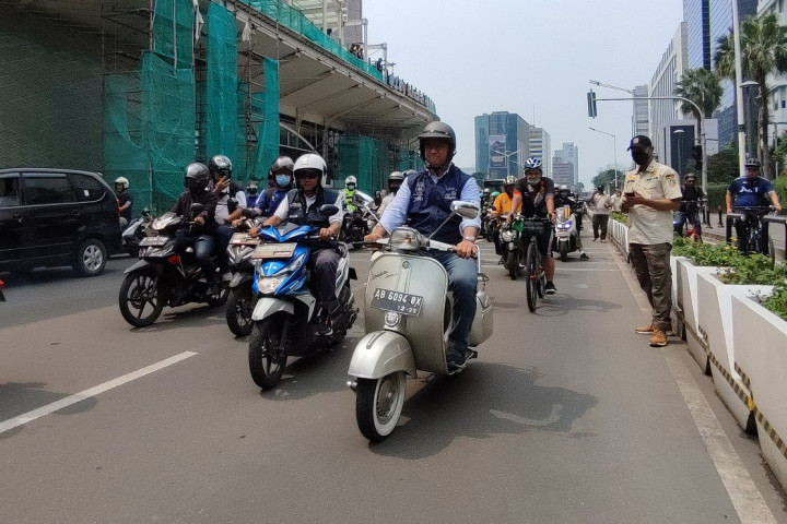 Intip Kendaraan Milik Anies Baswedan, Ternyata Anak Vespa!
