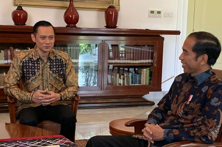 AHY Bertemu Jokowi di Istana, Demokrat Ogah Bicara Peluang Masuk Kabinet