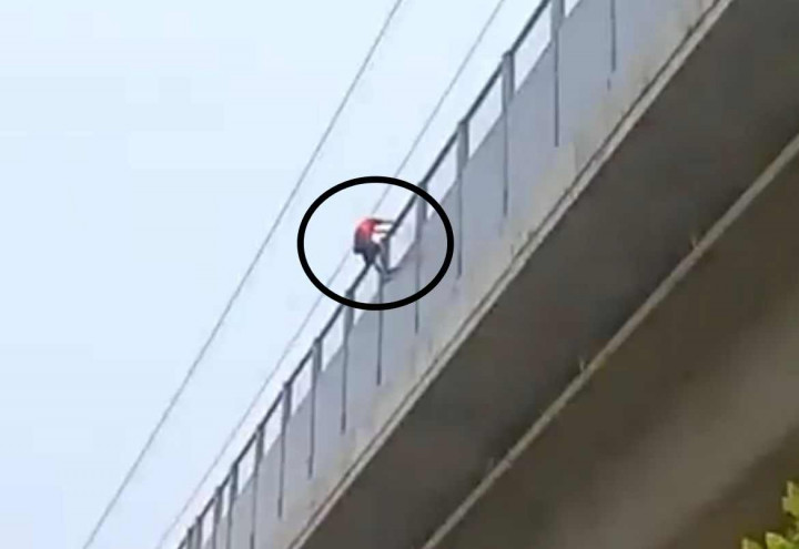 Viral Pria Diduga Hendak Bunuh Diri di Jalur Whoosh, Perjalanan Kereta Terhenti