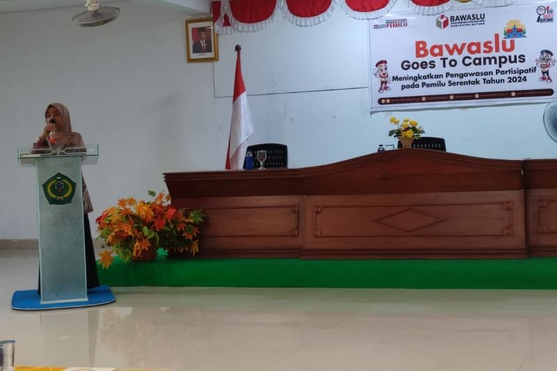 Bawaslu Natuna Ajak Mahasiswa Turut Awasi Pemilu 2024