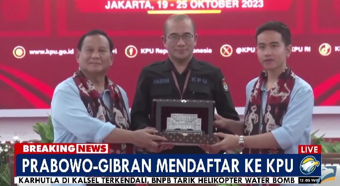 Rampung Daftar ke KPU, Prabowo Maunya Pemilu yang Penuh Kekeluargaan