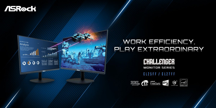 ASRock Kenalkan Monitor Terbaru, Besar Layar Hingga 27 Inci