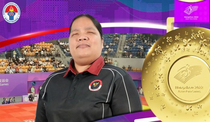 Atlet Blind-Judo Roma Siska Tampubolon Raih Medali Emas di Asian Para Games 2022