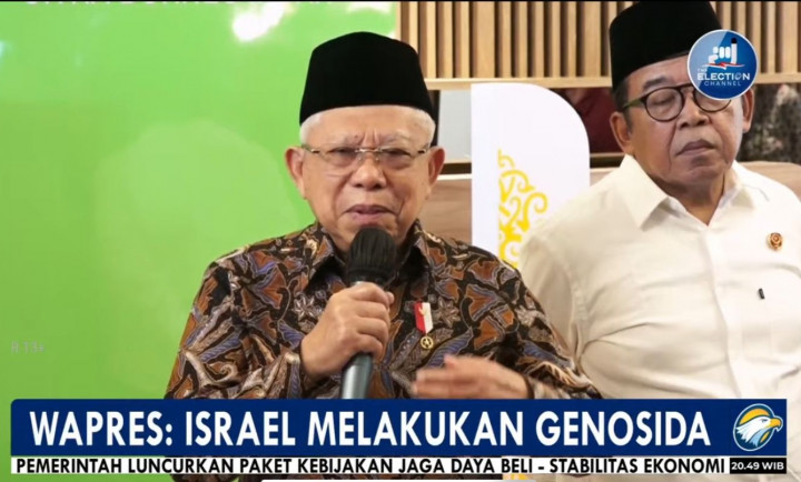 Ma’ruf Amin: Serangan Israel ke Palestina Adalah Pembantaian
