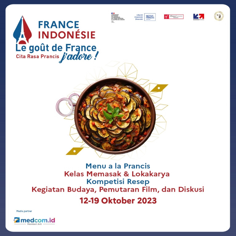 Pekan Gastronomi Prancis di Indonesia digelar pada 12-19 Oktober 2023. (Foto: Dok. Ist)