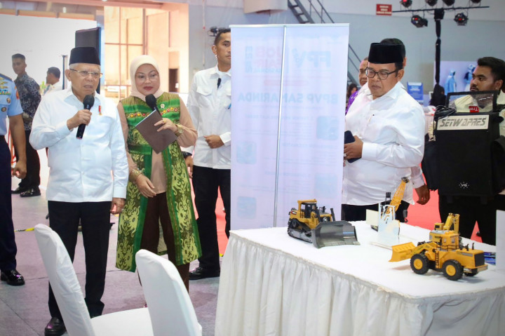 Menaker Dampingi Wapres Buka Festival Pelatihan Vokasi dan Job Fair Nasional 2023