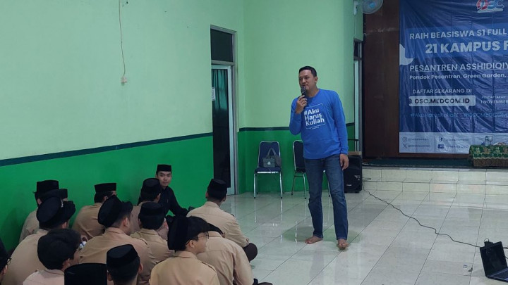 Wujudkan Kesetaraan Setiap Pelajar, OSC Medcom.id Sediakan 29 Kuota Beasiswa untuk Santri
