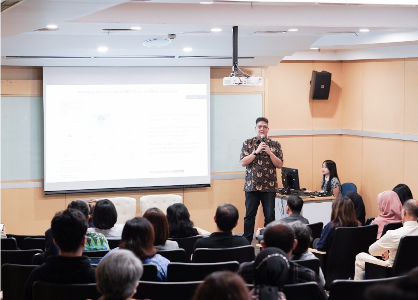 Wakil Dekan BINUS Business School International Undergraduate Program, Asnan Furinto di ILW 2023. Foto: Binus