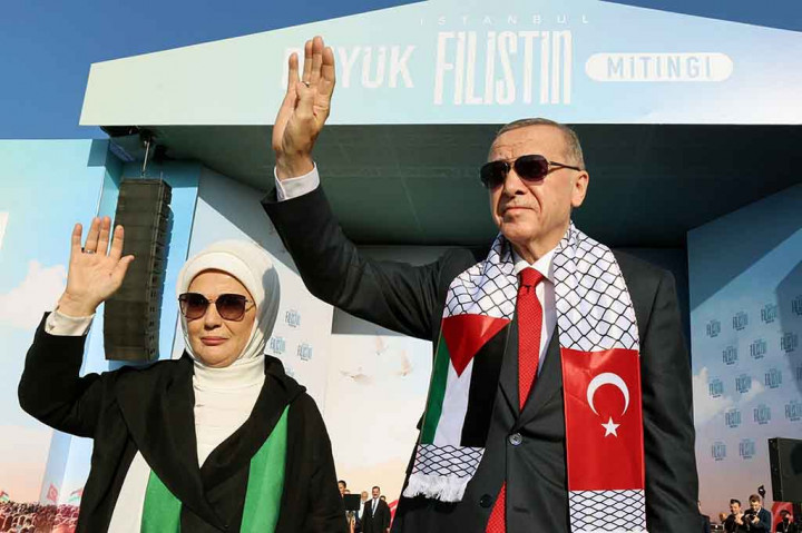 Erdogan Sebut Barat sebagai 'Pelaku Utama' di Balik 'Pembantaian' Gaza