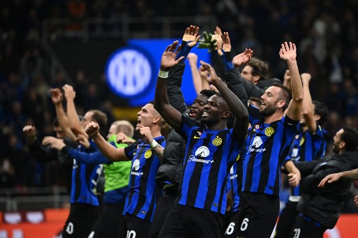 Gol Tunggal Thuram ke Gawang Roma bantu Inter Kembali ke Puncak Klasemen