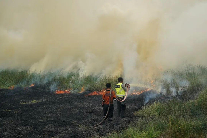 Kabut Asap Pekat Kembali Melanda Palembang
