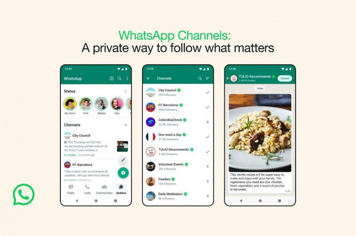 WhatsApp Mungkinkan Edit Hanya Pesan Teks di Fitur Channels