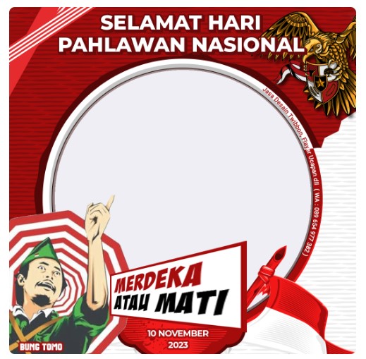 30 Link Twibbon Hari Pahlawan 10 November 2023, Cocok Diunggah di Medsos