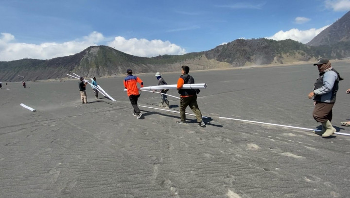 Perbaikan Pipa Air Terdampak Karhutla Bromo di Probolinggo Rampung