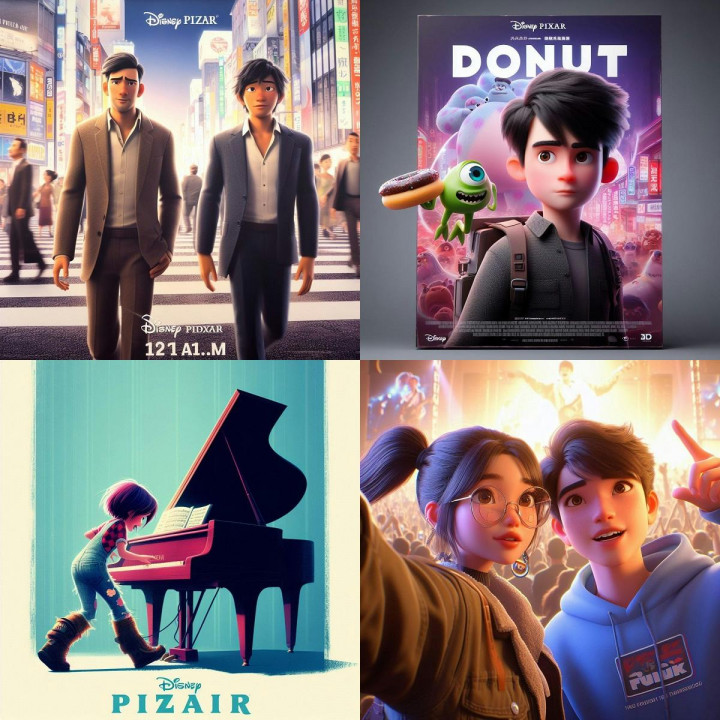 12 Contoh Deskripsi Bing Image Creator untuk Bikin Poster Ala Disney Pixar AI