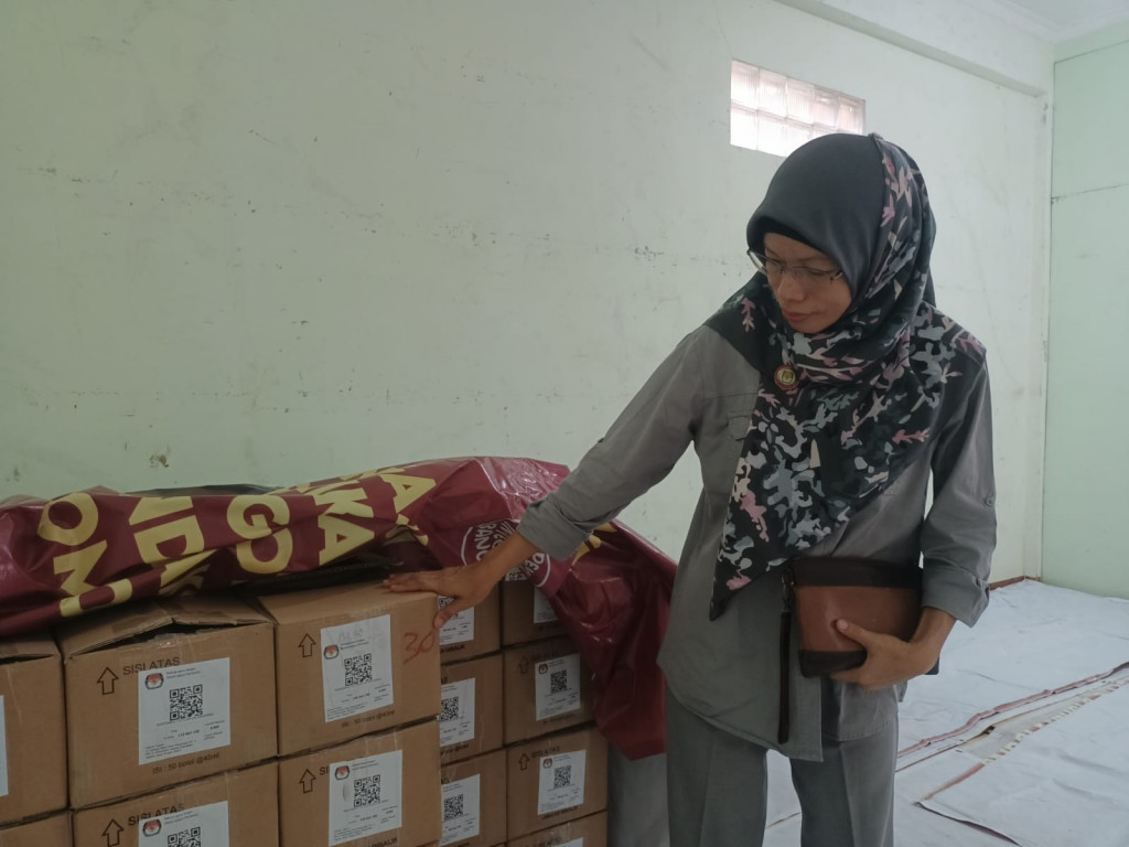 Logistik Pemilu di KPU Jepara Baru Tinta